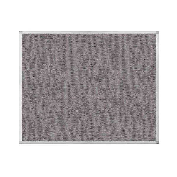 Hush Panel Configurable Cubicle Partition 5' x 4' Slate Fabric